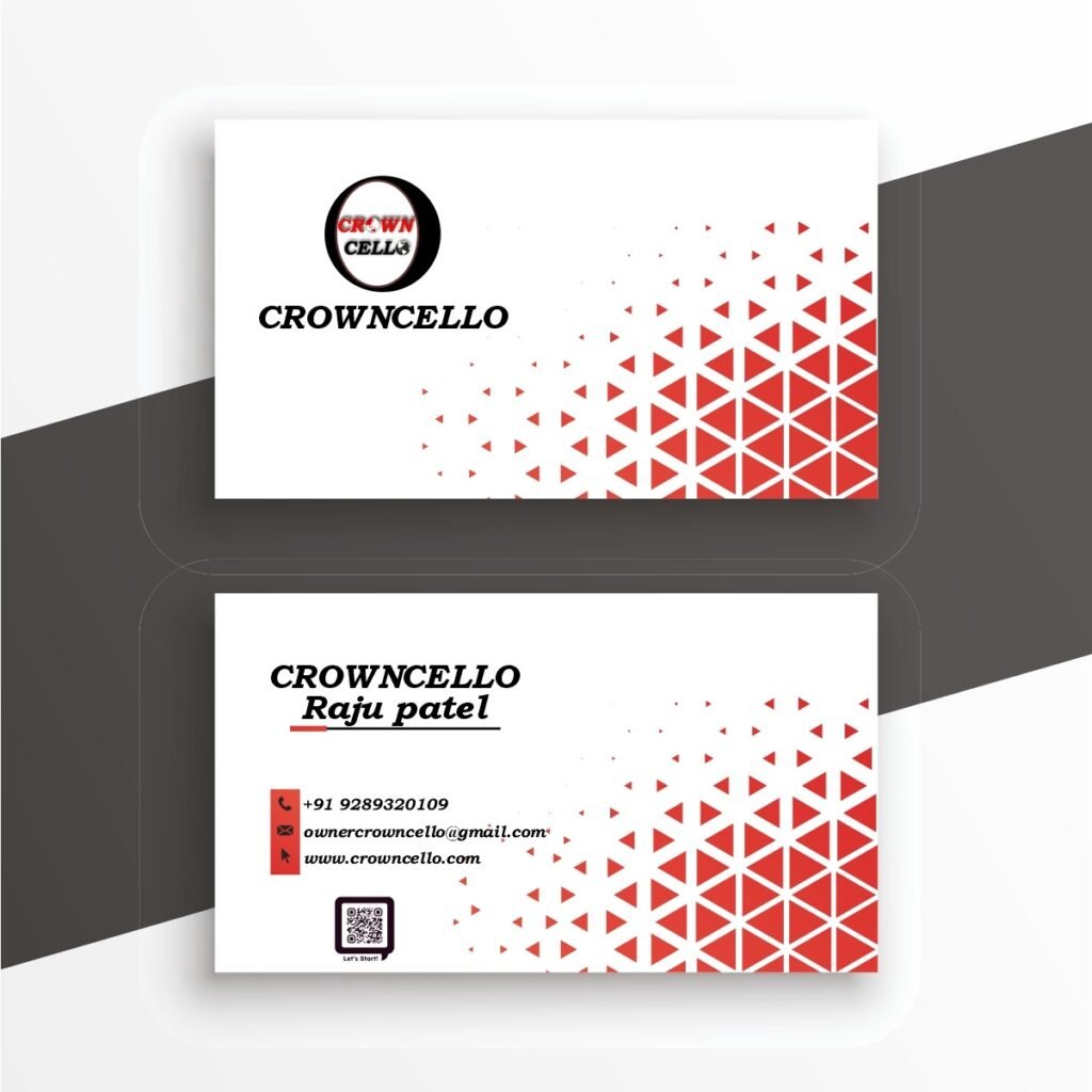 visiting card , crowncello, digital marketing , crowncello